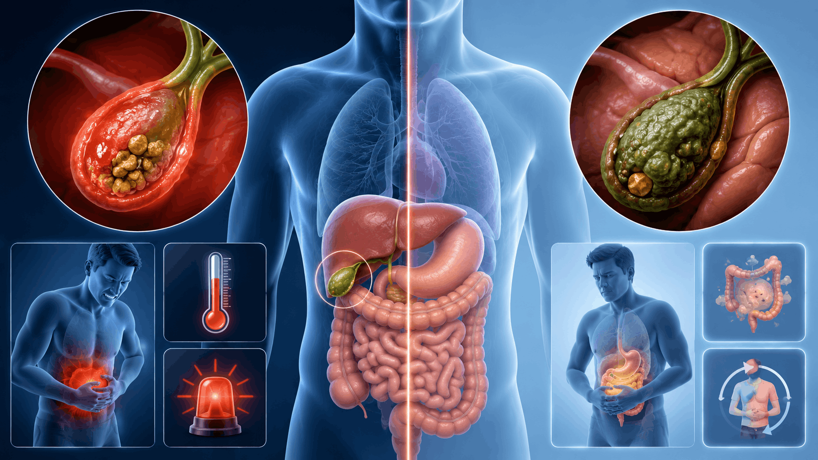 Acute vs. Chronic Gallbladder Disease